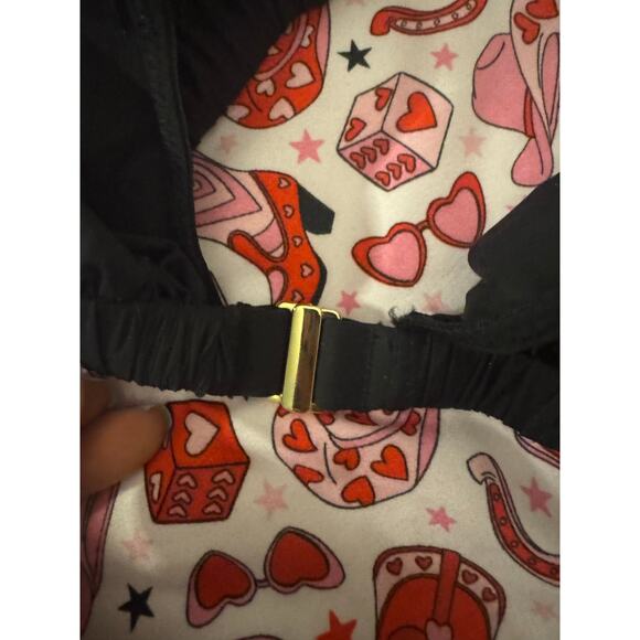 SKIMS Size 4X Jelly Sheer Triangle Bralette Onyx Black Bra Nwt Snap Open Front - Picture 7 of 7